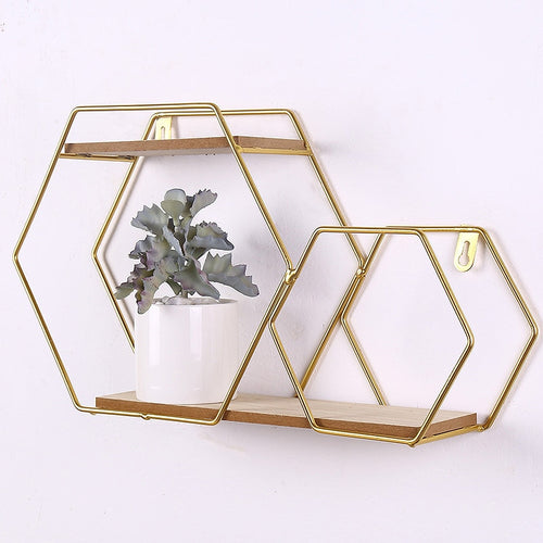 Decorative Hexagon Shelf